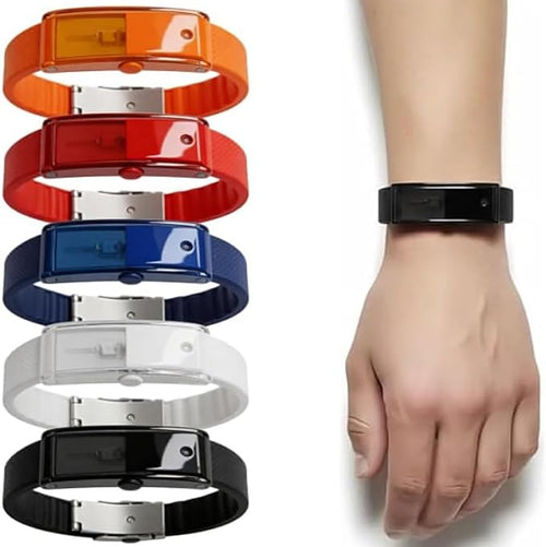 RiseForm refillable perfume bracelet worn on the wrist