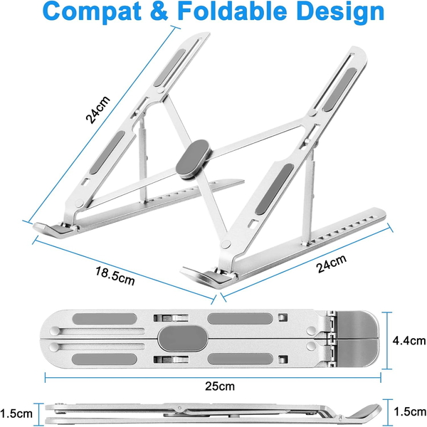 Dimensions of the folded and open stand
